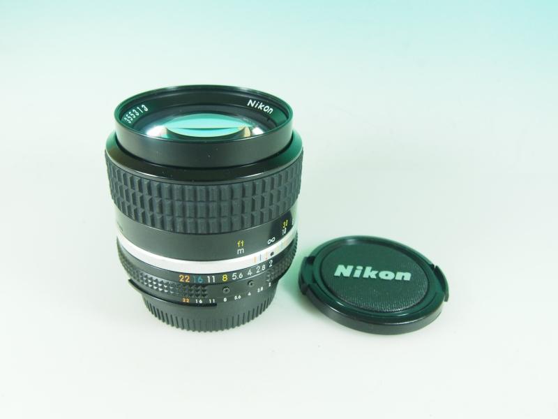 【中古】Nikon MF水晶体 Ai 85粍 F2s