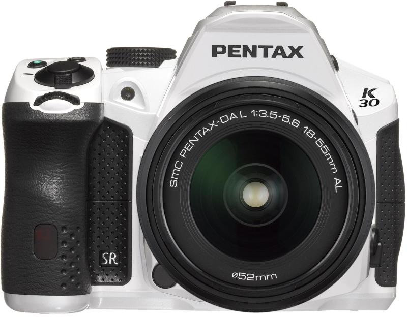 【中古】PENTAX デジタル一眼二眼レフ写真機 K-30 水晶体一揃いの道具 [DAL18-55粍] 水晶白いこと K-30LK18-55 C-WH 15681