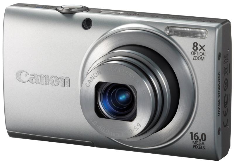【中古】Canon デジタル写真機 PowerShot A4000IS しろがね色 1600万絵素 光学8倍望遠レンズ PSA4000IS(SL)