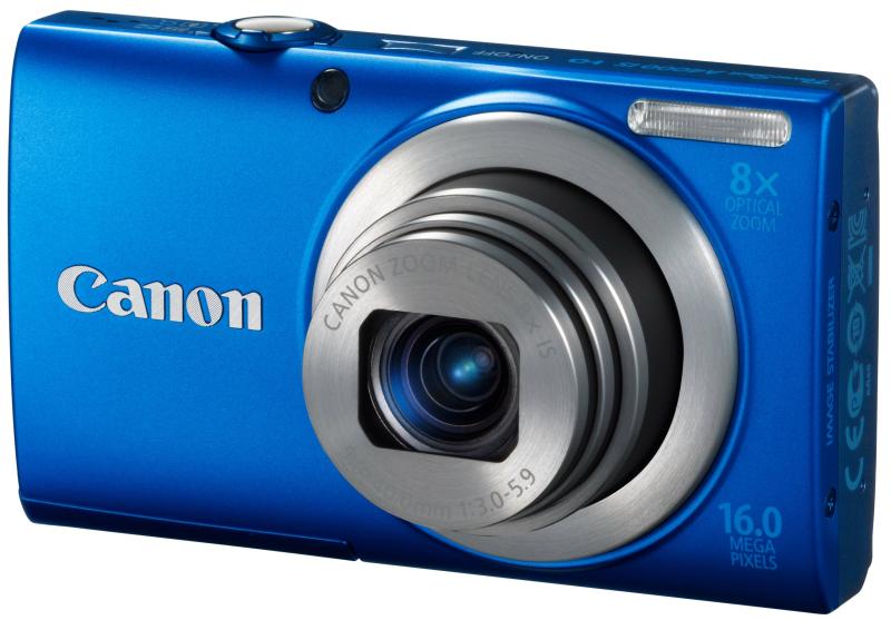 【中古】Canon デジタル写真機 PowerShot A4000IS 青色 1600万絵素 光学8倍望遠レンズ PSA4000IS(BL)