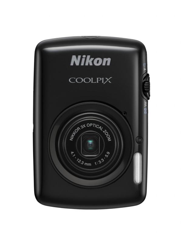 【中古】Nikon デジタルカメラ COOLPIX S01 超小型ボディー タッチパネル液晶 ブラック S01BK