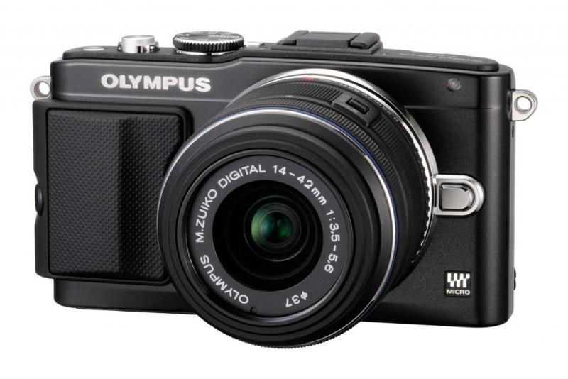 【中古】OLYMPUS 銀鏡受け答え一眼 PEN mini E-PM2 上半身 黒いこと E-PM2 BODY BLK