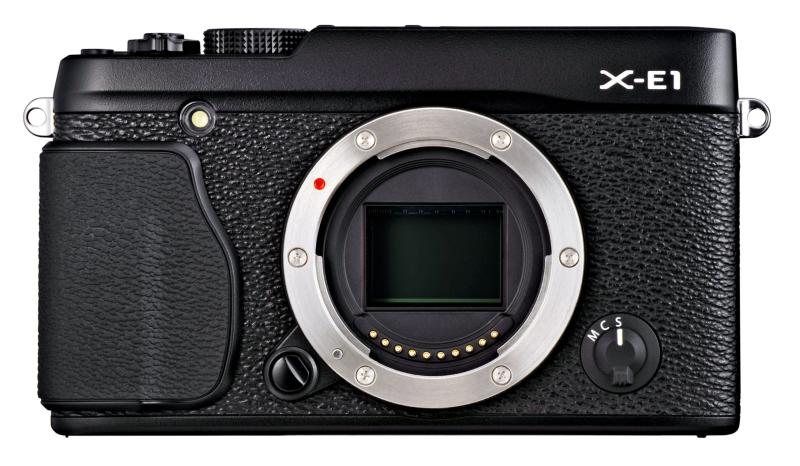【中古】FUJIFILM 銀鏡受け答え一眼一眼レフ写真機 X-E1 上半身 1630万絵素 黒いこと FX-X-E1B