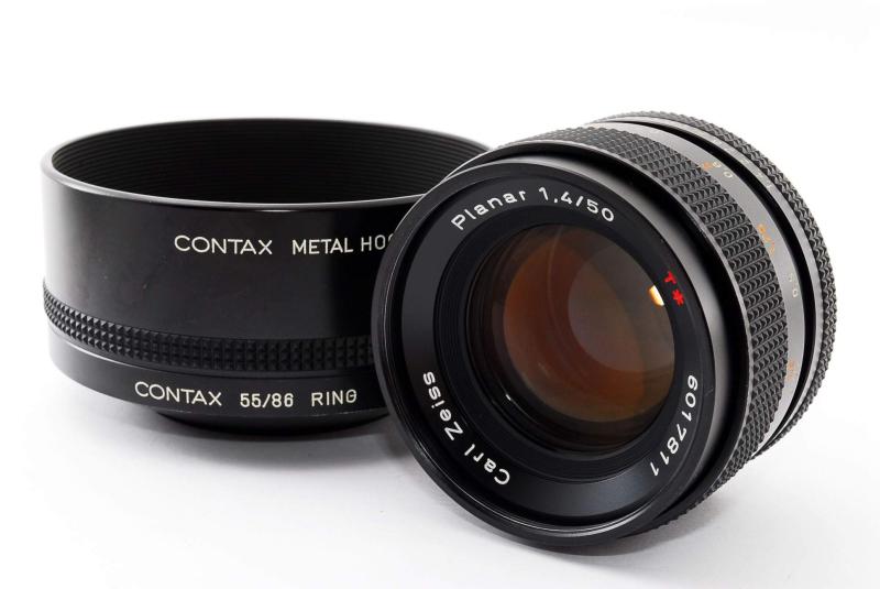 【中古】コンタックス Planar 50粍 F1.4 AEJ
