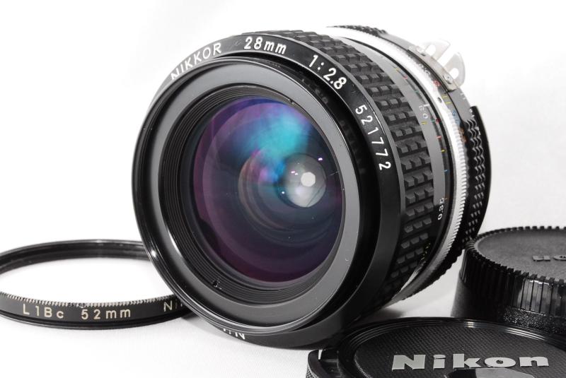 【中古】Nikon MF水晶体 Ai 28粍 F2.8