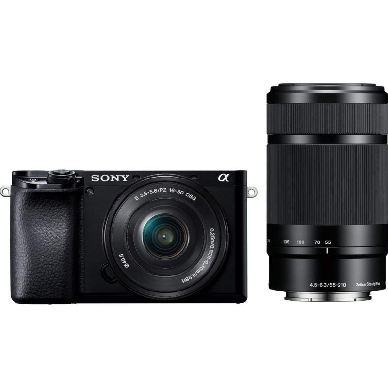 【中古】SONY(ソニー) ミラーレス一眼 α6100 ダブルズームレンズキット ブラック ILCE-6100Y B SONY(ソニー) ミラーレス一眼 α6100 ボディ ブラック ILCE-6100 B 秒間11枚連写 リアルタイム瞳AF