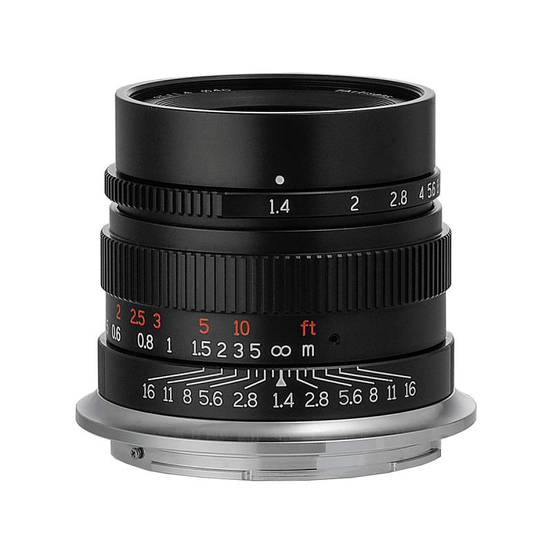 【中古】七細工人 7Artisans 単興味の中心水晶体 35粍 F1.4 (ニコンZマウント, 黒いこと) 3514ZB