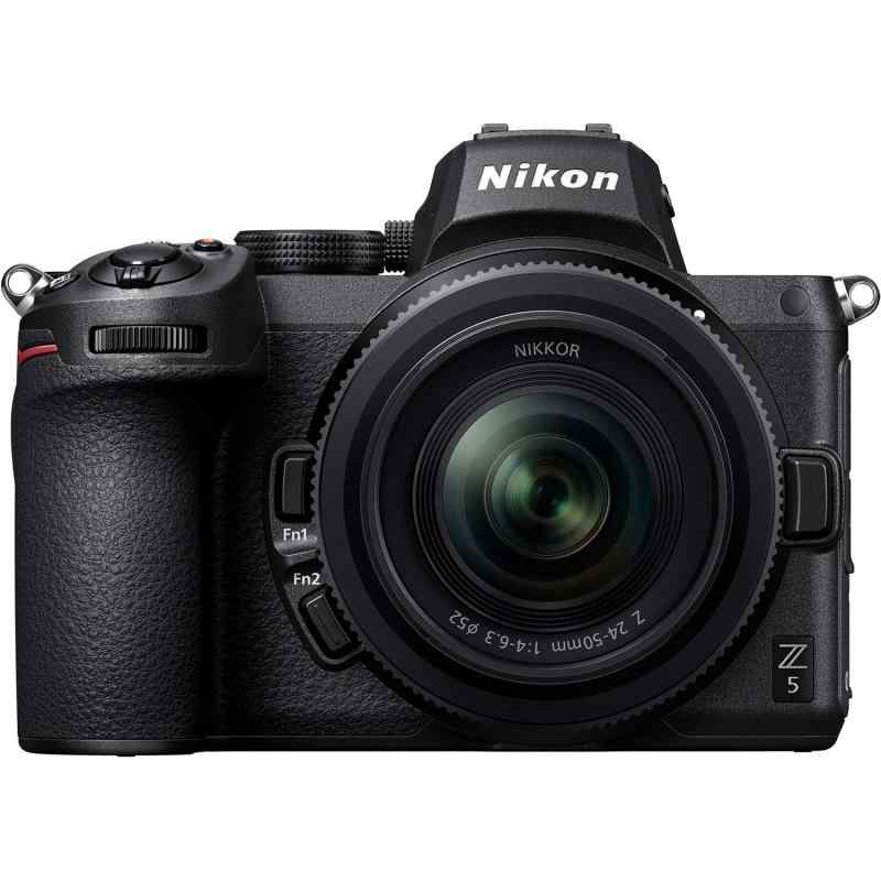 【中古】Nikon 銀鏡受け答え一眼写真機 Z5 水晶体一揃いの道具 NIKKOR Z 24-50粍 f/4-6.3 属する Z5LK24-50 黒いこと