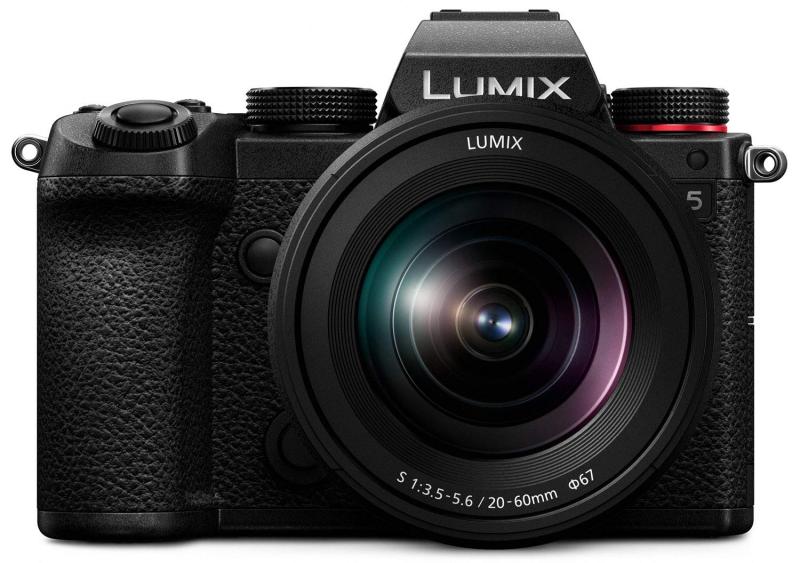 【中古】パナソニック (Panasonic) フルサイズ ミラーレス一眼カメラ ルミックス S5 標準ズームレンズキット 小型 軽量モデル ブラック DC-S5K-K カメラ レンズキット 一眼レフ ミラーレス 中古 人気 高画質