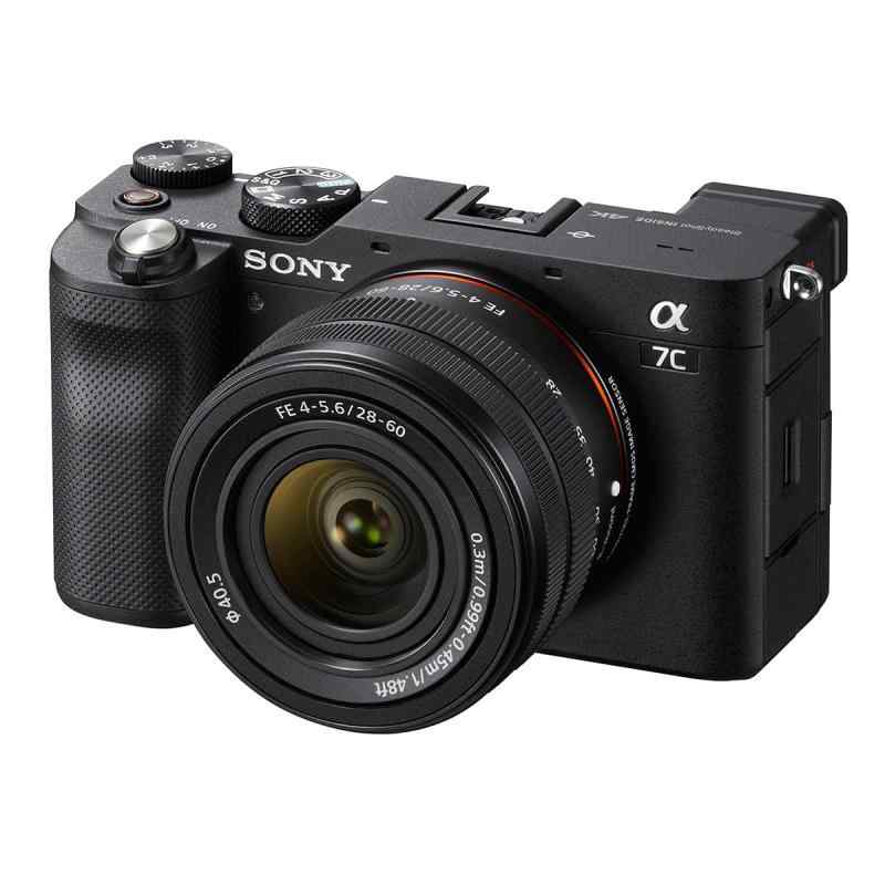 【中古】Sony Alpha 7C フルフレームコンパクトミラーレスカメラキット - 黒いこと (ILCE7CL/B) 鏡鑑受け答え一眼 中古写真機 高画質 一般受け おすすめ
