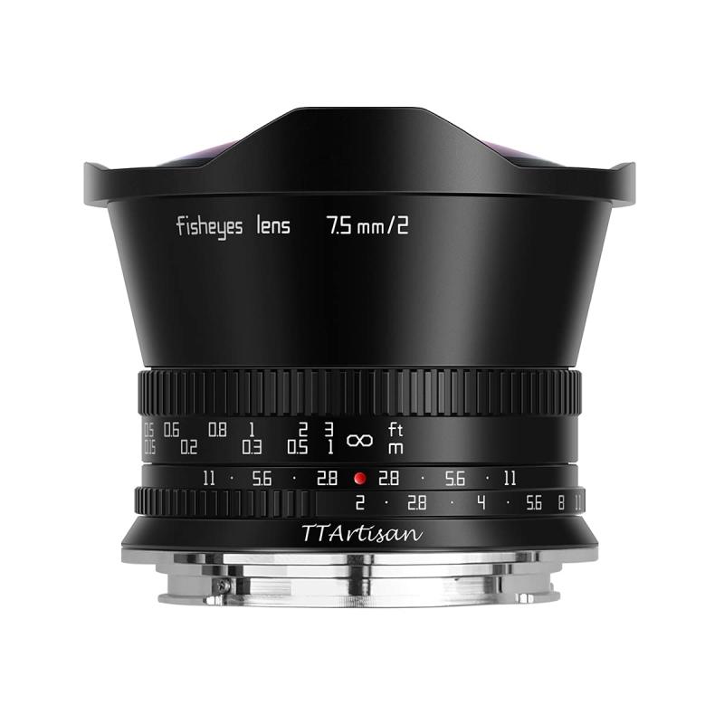 【中古】TTArtisan MF 7.5粍 F2 RFマウント APS-C Fisheye 単興味の中心水晶体 (・製造業者2年付) 加農砲RF取り替えっこ品 EOS-R 広角レンズ 広角 取扱説明書興味の中心 鏡鑑レスカメラ用 小型 軽さ 見晴らし映画化/ その他-日用品雑貨・文房具・手芸
