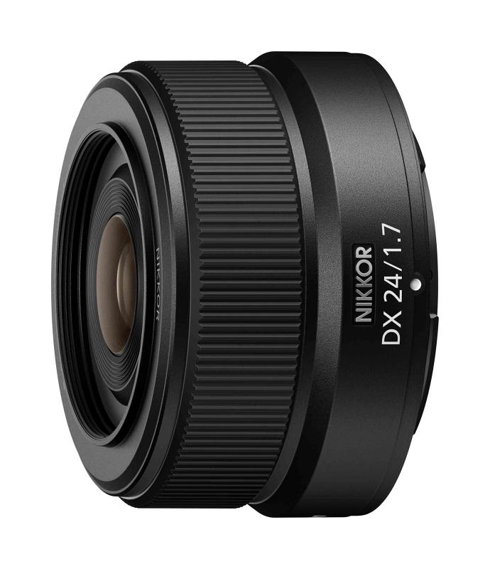 【中古】 Nikon 広角 単興味の中心水晶体 NIKKOR Z DX 24粍 f/1.7 Zマウント APS-C 黒いこと  当店引き請ける30昼日なか 一般受け 銀鏡受け答え 一眼一眼レフ 取り替えっこ水晶体 写真機