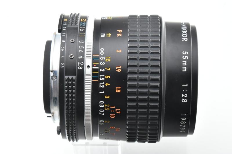 【中古】オールドレンズ 神レンズ Nikon 単焦点マイクロレンズ AI マイクロ 55 f/2.8S フルサイズ対応 28,600円