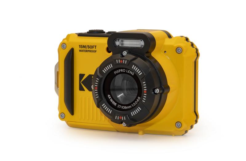【中古】 PIXPRO KODAK(コダック) コンパクトデジタルカメラ 防水 防塵 耐衝撃 CALSモード 1600万画素 光学4倍ズーム イエロー WPZ2-AMZ  当店保証30日間 人気 ミラーレス 一眼レフ 交換レンズ カメラ