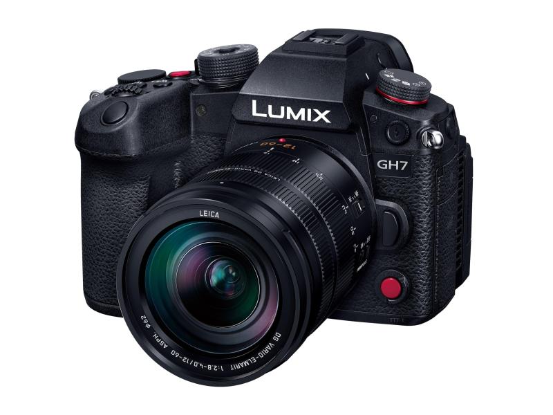 【中古】パナソニック(Panasonic) LUMIX ルミックス DC-GH7L マイクロフォーサーズ 銀鏡受け答え一眼 写真機 判定基準 望遠レンズ 水晶体一揃いの道具