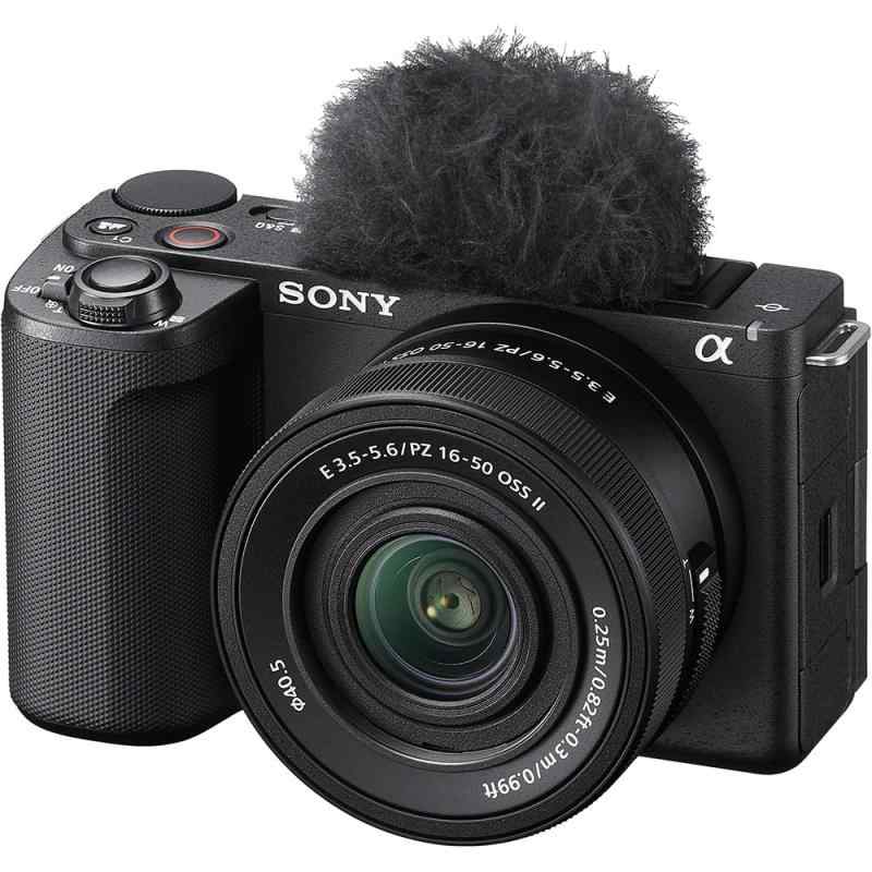 【中古】SONY(ソニー) Vlog用カメラ レンズ交換式VLOGCAM APS-C ミラーレス一眼カメラ ZV-E10M2 パワーズームレンズキット(同梱レンズ:SELP16502) ウィンドスクリーン付属 ブラック ZV-E10M2K BQ|カメラFanks-PROShop 店