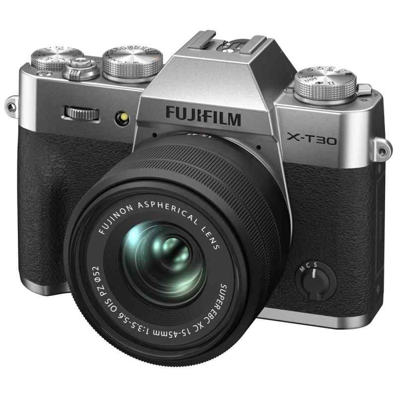 【中古】富士フイルム(FUJIFILM) ミラーレス一眼 X-T30II XCレンズキット シルバー F X-T30 II LK-1545-S JP 日英二言語モデル|カメラFanks-PROShop 店