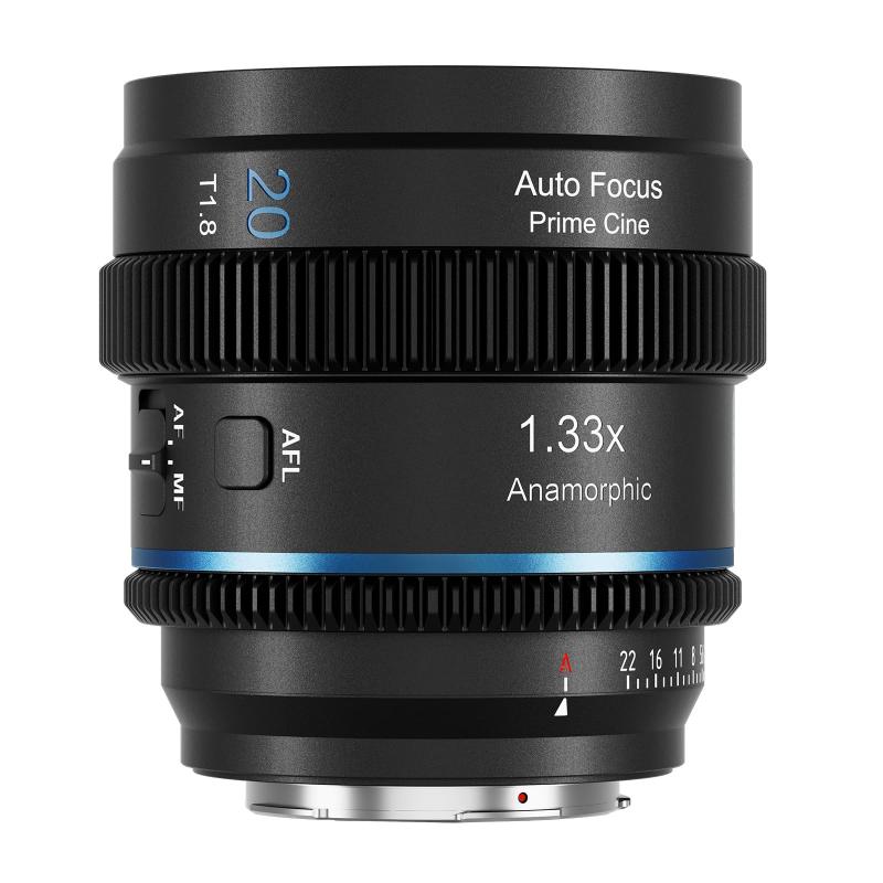 【中古】SIRUI 20mm T1.8 1.33X アナモフィックレンズ S35 オートフォーカスレンズ（Xマウント対応） X-A/X-E/X-T/X-PROシリーズ/X-H2/H2S/X-S10/20-ブルーフレア｜カメラFanks-PROShop 店