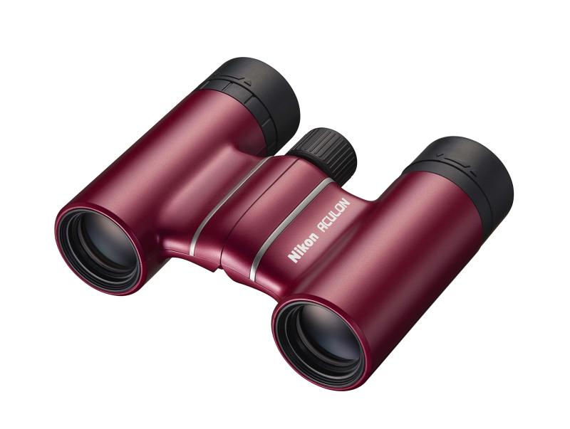 【中古】Nikon 小型望遠鏡 アキュロンT02 8x21 ダハプリズム式 8倍21差しわたし 赤いこと ACULON ACT028X21RD