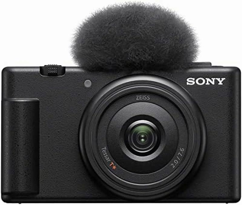 【中古】SONY(ソニー) コンパクトデジタルカメラ VLOGCAM Vlog用カメラ ZV-1F ボディ ウィンドスクリーン付属 20mm F2.0 単焦点レンズ ブラック ZV-1F B｜カメラFanks-PROShop 店