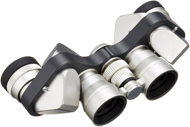 【中古】Nikon 小型望遠鏡 ミクロン 6×15 ポロプリズム式 6倍15差しわたし M6X15 (日本製) しろがね色 写真機 デジタル写真機 一眼二眼レフ 鏡鑑受け答え 中古 一般受け 高画質
