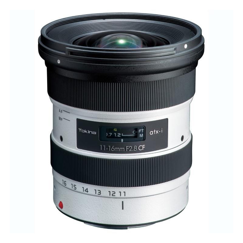 【中古】トキナー Tokina 広角望遠レンズ atx-i 11-16粍 WE F2.8 CF CEF 白いこと～版 キヤノンEF用 APS-C初期化相応う 641293