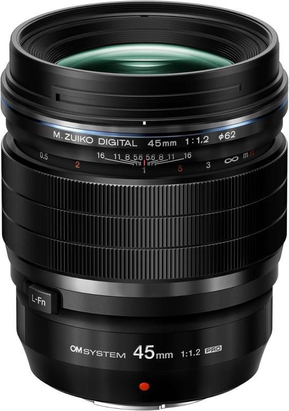 【中古】OM SYSTEM 単興味の中心水晶体 M.ZUIKO DIGITAL ED 45粍 F1.2 PRO すがた絵/毛の荒物/花草木