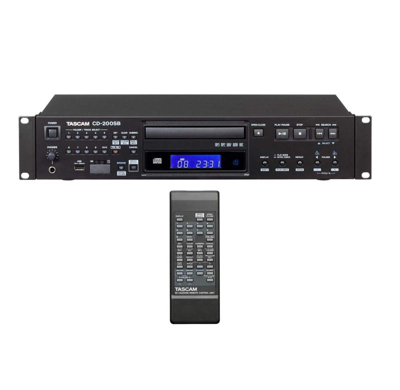 【中古】TASCAM(タスカム) CD-200SB お役目用 CDからSD/SDHC歌留多・USB記憶装置へ吹き込み能力のある WAV/MP3/MP2整理保存用具生まれ変わり能力のある