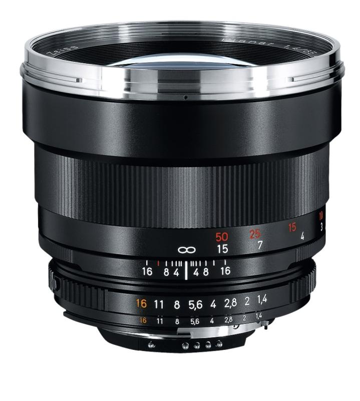 【中古】Carl Zeiss PLANAR T*1.4/85粍 黒いこと ZF.2 (ニコン中央処理装置内蔵マウント相応う)PLANART1.4/85BKZF2 取り替えっこ水晶体 写真機水晶体 中古 一般受け