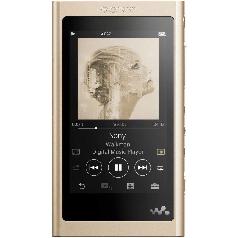 【中古】ソニー ウォークマン Aシリーズ 16GB NW-A55 : MP3プレーヤー Bluetooth microSD対応 ハイレゾ対応 最大45時間連続再生 2018年モデル ペールゴールド NW-A55 N