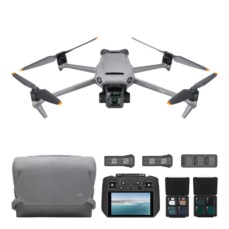 【中古】DJI Mavic 3【リモートID対応】、4/3型CMOS Hasselbladカメラ搭載ドローン、5.1K動画、全方向障害物検知、飛行時間46分、高度RTH機能、伝送距離8 km、DJI RC-N1送信機付属 リモコン グレー|カメラFanks-PROShop 店