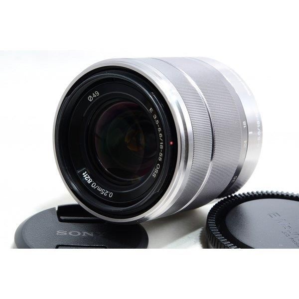 【中古】 ソニー SONY E 18-55mm F3.5-5.6 OSS SEL1855 美品 標準ズーム 当店保証30日間 人気 ミラーレス 一眼レフ 交換レンズ カメラ