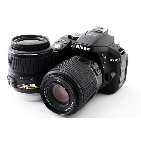 超美品 ニコン D5500　ダブル　Wi-Fi/SD32/ガラスフィルム/バッグ 超美品 ニコン D5500 ダブル Wi-Fi/SD32/ガラスフィルム/バッグ