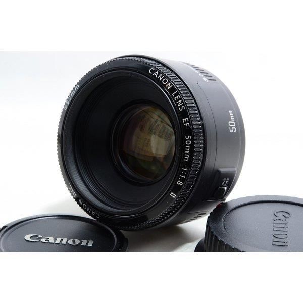 【中古】 キヤノン Canon EF 50粍 f/1.8 II 美品  単興味の中心  当店引きうける30昼日なか 一般受け 鏡鑑受け答え 一眼二眼レフ 取り替えっこ水晶体 写真機
