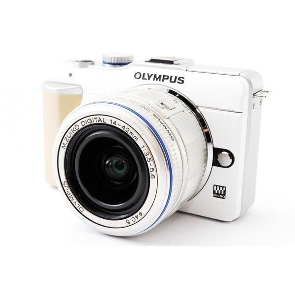 楽天市場】【中古】 オリンパス OLYMPUS E-PL1 ホワイト レンズセット