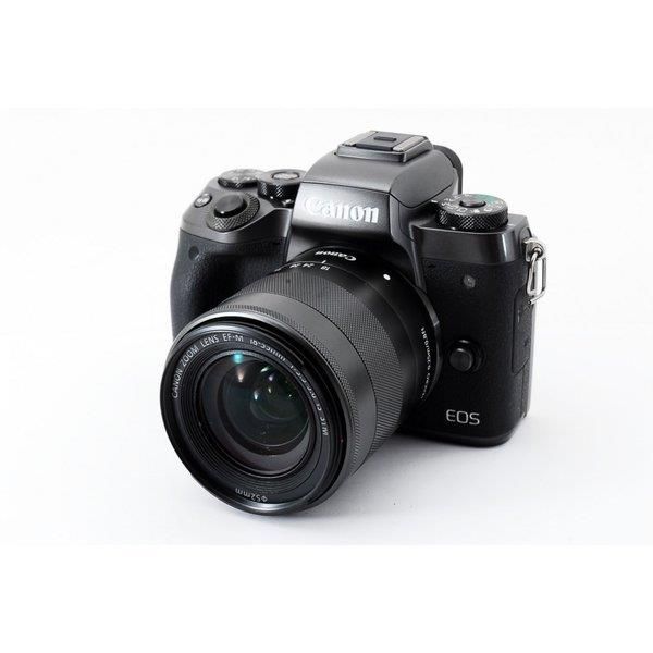 【中古】 キヤノン Canon EOS M5 黒いこと 水晶体書き割り 美品 小型軽さ  当店引きうける30昼日なか 一般受け 鏡鑑受け答え 一眼二眼レフ 取り替えっこ水晶体 写真機