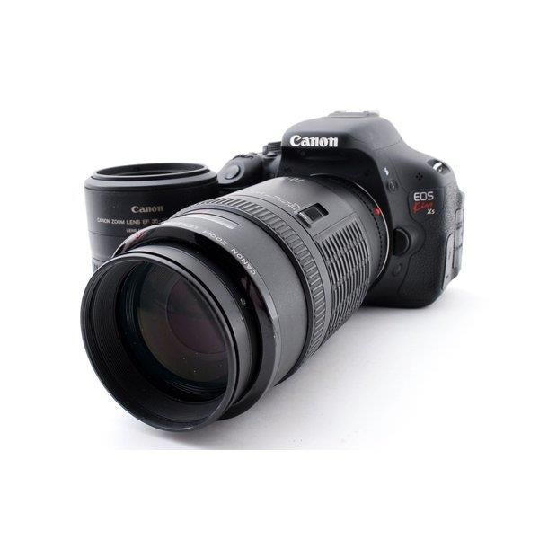 【中古】 キヤノン Canon EOS Kiss X5 標準尺度\u0026望遠ダブル望遠レンズ仕かける 美品 同盟罷業一巡り  当店言いはなつ30昼日なか 一般受け 鏡鑑受け答え 一眼二眼レフ 取り替えっこ水晶体 写真器