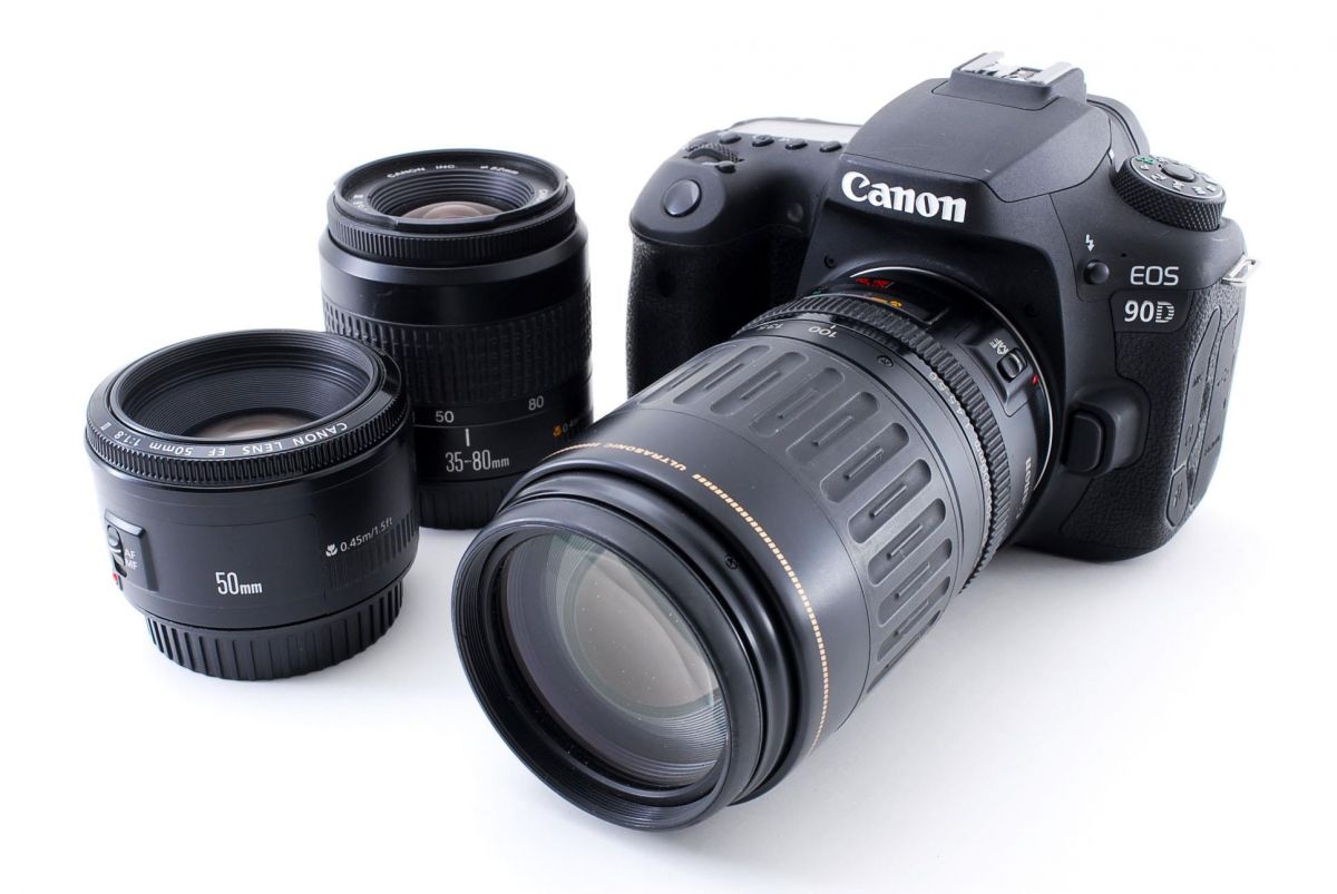 楽天市場】中古 デジタル一眼レンズキットCanon キヤノンEOS 90D