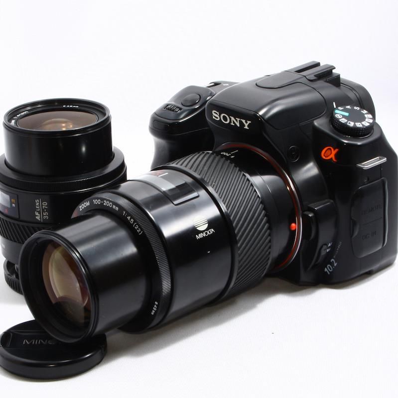 【美品】SONY α100 ダブルレンズセット　手ブレ補正付 楽天市場】【中古】ソニー SONY α100 ダブルレンズセット [984