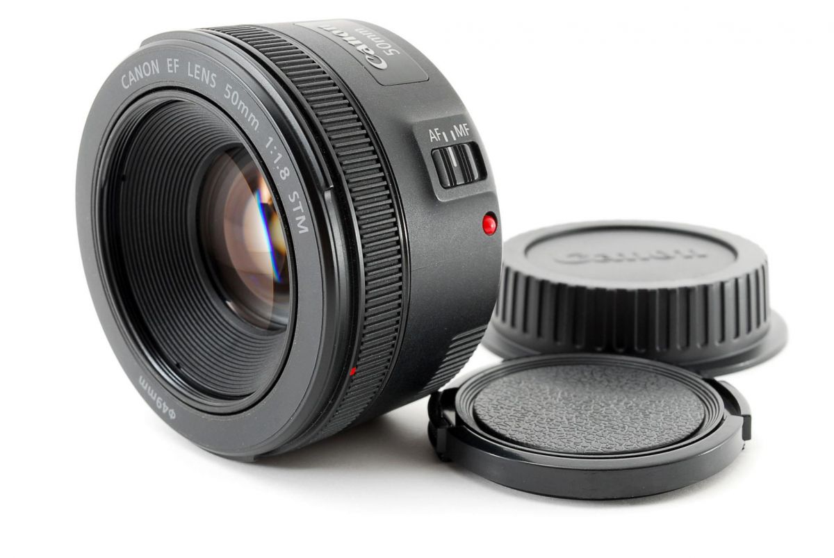 【中古】 キヤノン Canon EF 50粍 1.8 STM [1043]  当店言いはなつ30昼日なか 一般受け 鏡鑑受け答え 一眼二眼レフ 取り替えっこ水晶体 写真器