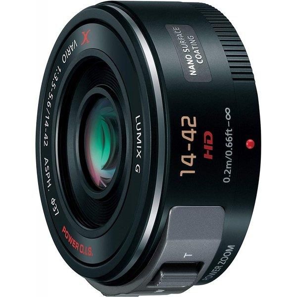 【中古】 パナソニック Panasonic  14-42粍 F3.5-5.6 電動望遠レンズ積み上げる標準尺度水晶体 黒いこと G X VARIO PZ ASPH. POWER O.I.S. H-なおなお書き14042-K  当店引きうける30昼日なか 一般受け 鏡鑑受け答え 一眼二眼レフ 交
