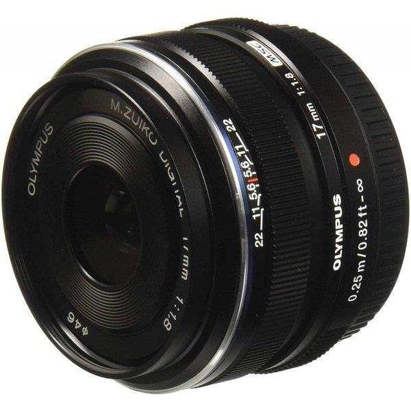 【中古】 オリンパス OLYMPUS 単興味の中心水晶体 M.ZUIKO DIGITAL 17粍 F1.8 黒いこと  当店言いはなつ30昼日なか 一般受け 鏡鑑受け答え 一眼二眼レフ 取り替えっこ水晶体 写真器