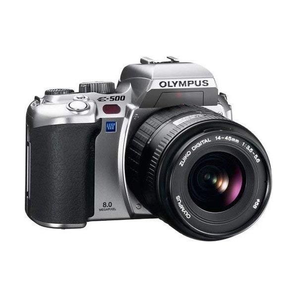【中古】 オリンパス OLYMPUS E-500 シルバー レンズセット 当店保証30日間 人気 ミラーレス 一眼レフ 交換レンズ カメラ