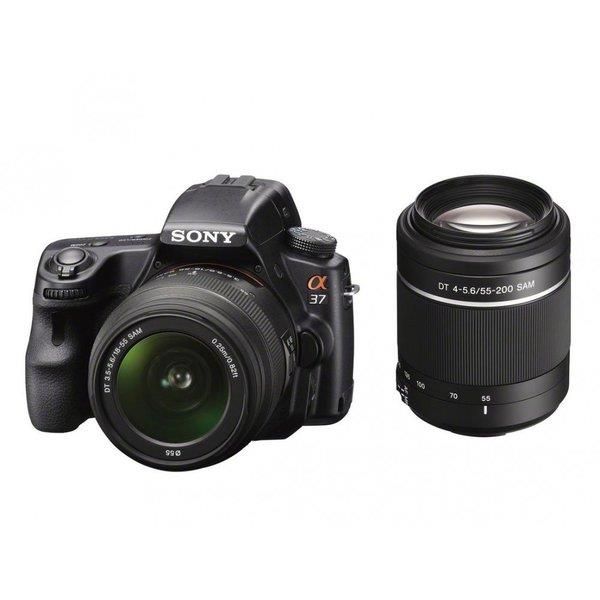 【中古】 ソニー SONY α37 ダブルズームレンズキット  当店引き受ける30昼日なか 一般受け 鏡鑑受け答え 一眼二眼レフ 取り替えっこ水晶体 写真機
