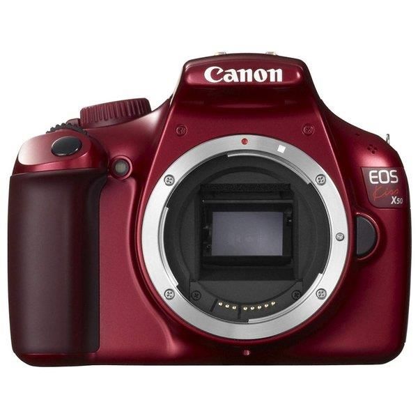 【中古】 キヤノン Canon EOS Kiss X50 上半身 赤いこと  当店言いはなつ30昼日なか 一般受け 鏡鑑受け答え 一眼二眼レフ 取り替えっこ水晶体 写真器