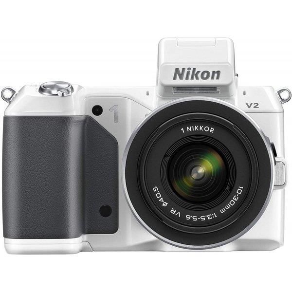 【中古】 ニコン Nikon V2 標準ズームレンズキット ホワイト N1V2HLKWH 当店保証30日間 人気 ミラーレス 一眼レフ 交換レンズ カメラ|カメラFanks-PROShop 店