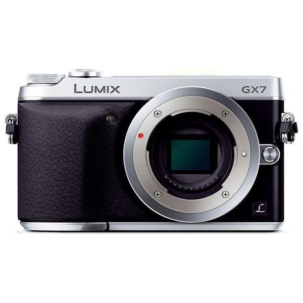 【中古】 パナソニック Panasonic  GX7 上半身 しろがね色  当店言いはなつ30昼日なか 一般受け 鏡鑑受け答え 一眼二眼レフ 取り替えっこ水晶体 写真器
