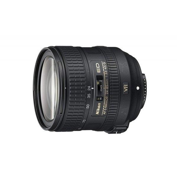 【中古】 ニコン Nikon 標準尺度望遠レンズ AF-S NIKKOR 24-85粍 f/3.5-4.5G ED VR フルサイズ相応う  当店引きうける30昼日なか 一般受け 鏡鑑受け答え 一眼二眼レフ 取り替えっこ水晶体 写真機