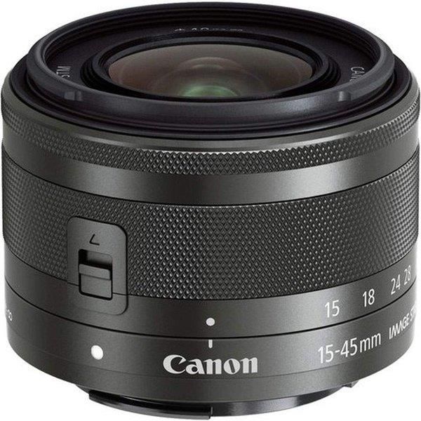 【中古】 キヤノン Canon 標準ズームレンズ EF-M15-45mm F3.5-6.3IS STM グラファイト ミラーレス一眼対応 EF-M15-45ISSTM 当店保証30日間 人気 ミラーレス 一眼レフ 交換レンズ カメラ｜カメラFanks-PROShop 店