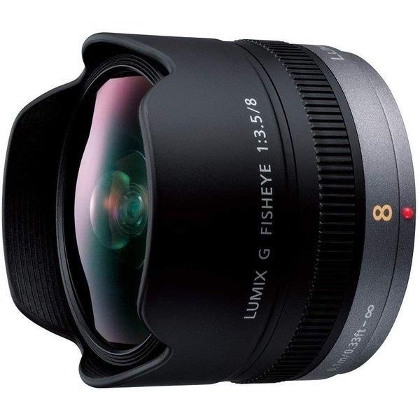 【中古】 パナソニック Panasonic 単興味の中心 広角レンズ G FISHEYE 8粍/F3.5 H-F008  当店引き請ける30昼日なか 一般受け 銀鏡受け答え 一眼一眼レフ 取り替えっこ水晶体 写真機